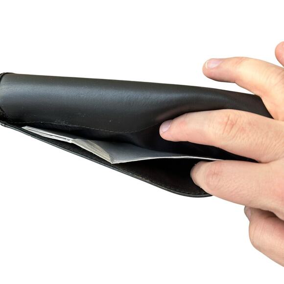 COACH x Womens black large wallet button NWOT - Picture 6 of 9